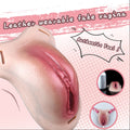 Wearable Realistic Fake Pussy Panties – Platinum Silicone Crossdresser Sex Toy with Leather Harness | Domlust