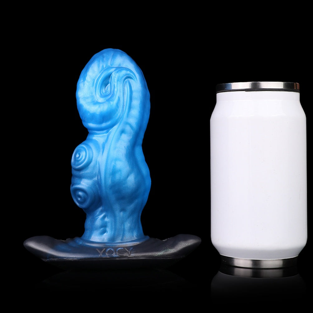 Strap-on Octopus Dildo Tail Butt Plug – Silicone Anchor Base Alien Sex Toys for Women