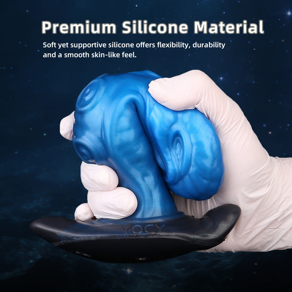 Strap-on Octopus Dildo Tail Butt Plug – Silicone Anchor Base Alien Sex Toys for Women