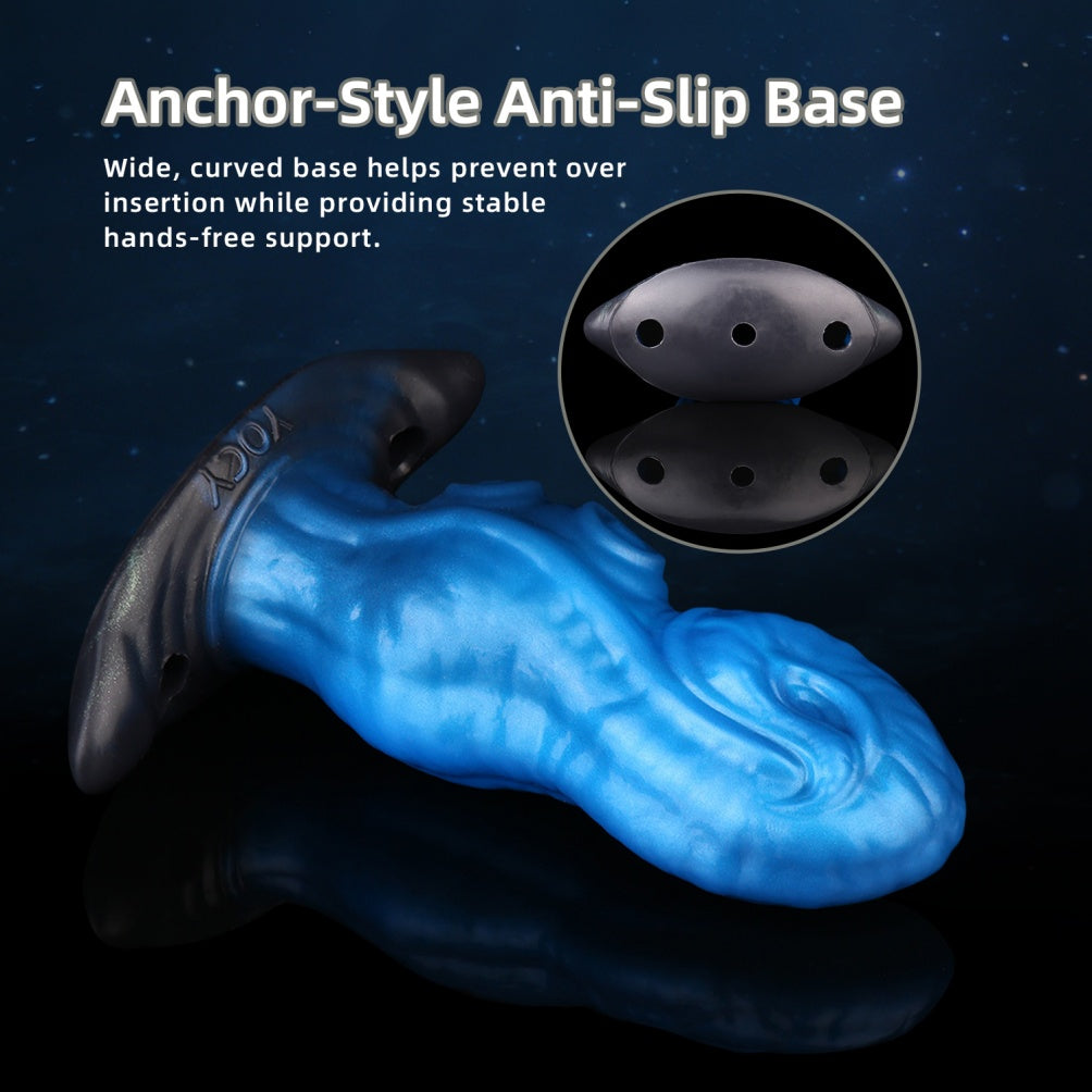 Strap-on Octopus Dildo Tail Butt Plug – Silicone Anchor Base Alien Sex Toys for Women