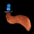 Strap-on Octopus Dildo Tail Butt Plug – Silicone Anchor Base Alien Sex Toys for Women