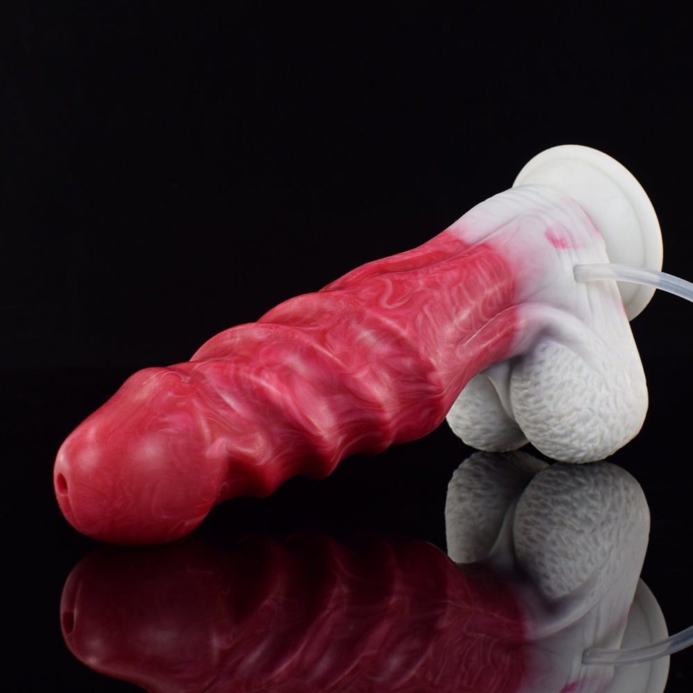 Ejaculating Monsterdildo Butt Plug - Big Sprial Vagianl Prostate Massage Sex Toys for Women