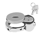 Chastity Cage with Integrated Flat Lock – Adjustable Fit (32mm–50mm)