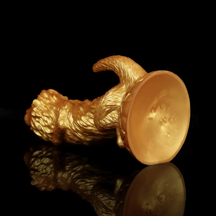 Gold Lion Dildo – Luxury Fantasy Animal-Inspired Silicone Dildo