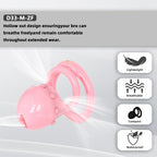 Adjustable Chastity Cage with Removable Silicone Studs | Remote Plug Compatible Locking Device