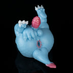 Azure Dragon 2-in-1 Fantasy Torso — Dragon Scale Dildo & Alien Pocket Pussy by Domlust