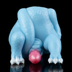 Azure Dragon 2-in-1 Fantasy Torso — Dragon Scale Dildo & Alien Pocket Pussy by Domlust
