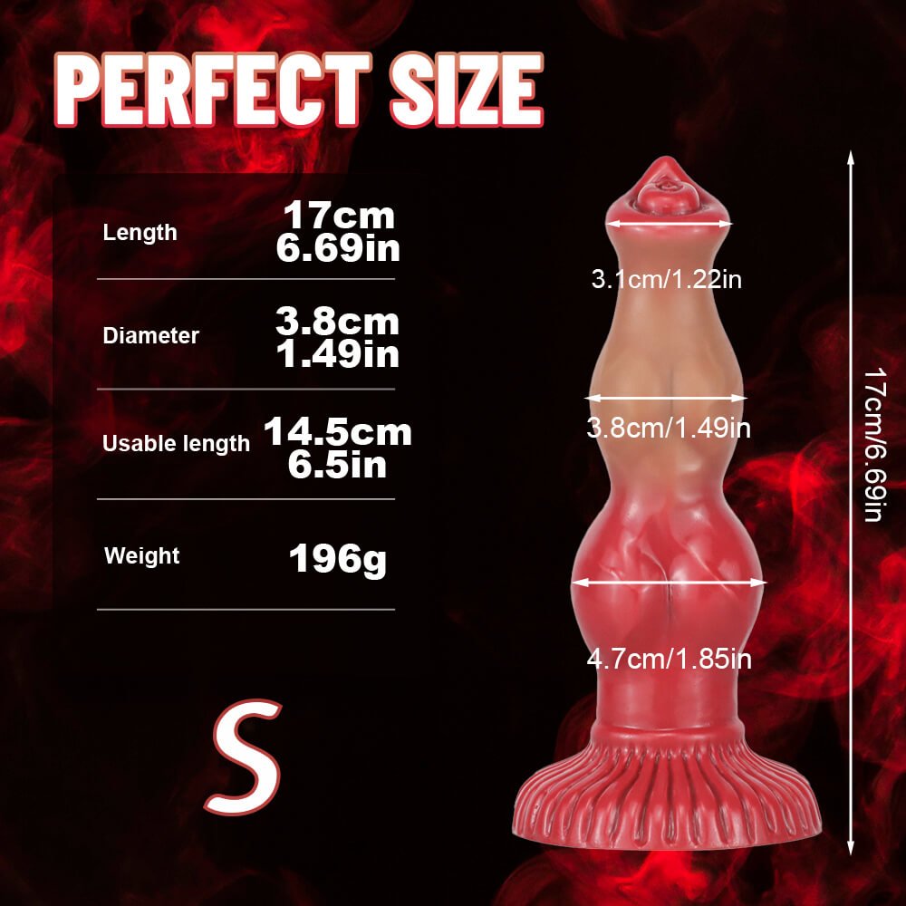 9 Inch Fantasy Dog Knot Dildo - Tarisss Sex Toy Store