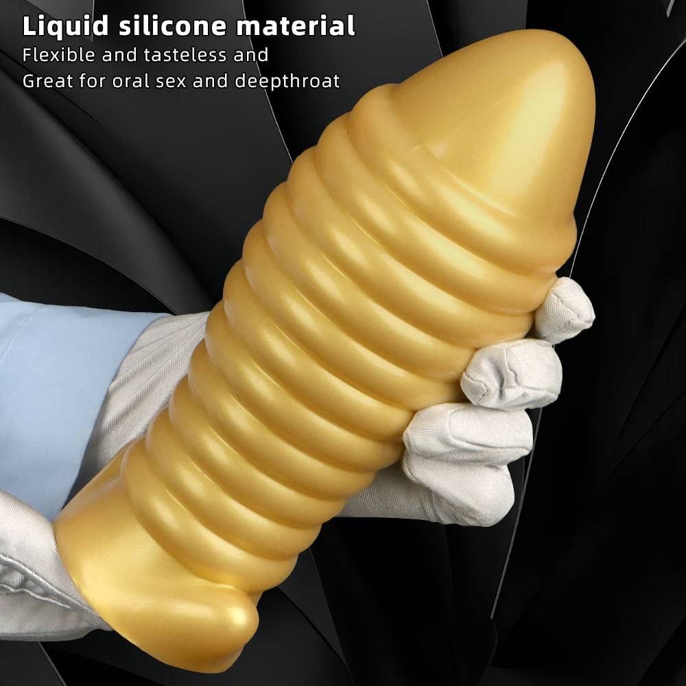 9 Inch Huge Silicone Threaded Butt Plug - Tarisss Sex Toy Store