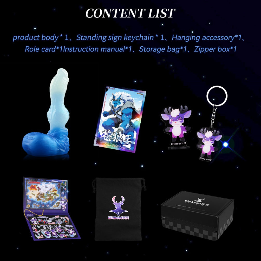 Monster Dog Knot Dildo | Glazed Translucent Silicone | S–XL | Domlust Luminous Fantasy