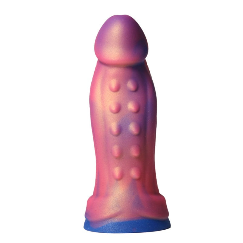 Tentacle Fantasy Dildo | Blue Gradient Platinum Silicone with Suction Cup