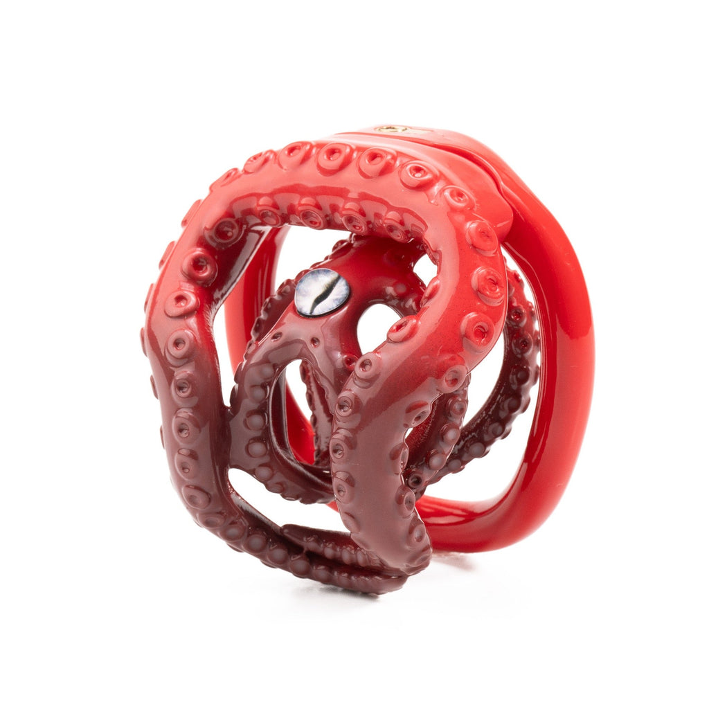 OctaCore Octopus-Inspired Dual-Layer Biomechanical Chastity Cage🐙