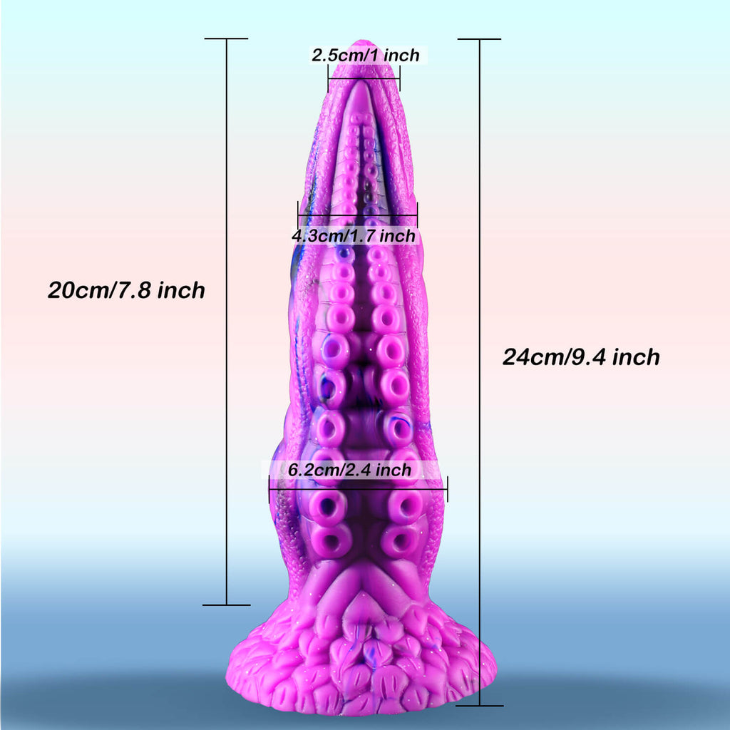 9.4 Inch Fantasy Alien Octopus Tentacle Dildo - Tarisss Sex Toy Store