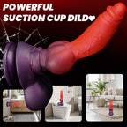 9.64 Inch Dual-Color Realistic Dildo with Suction Cup - Tarisss Sex Toy Store