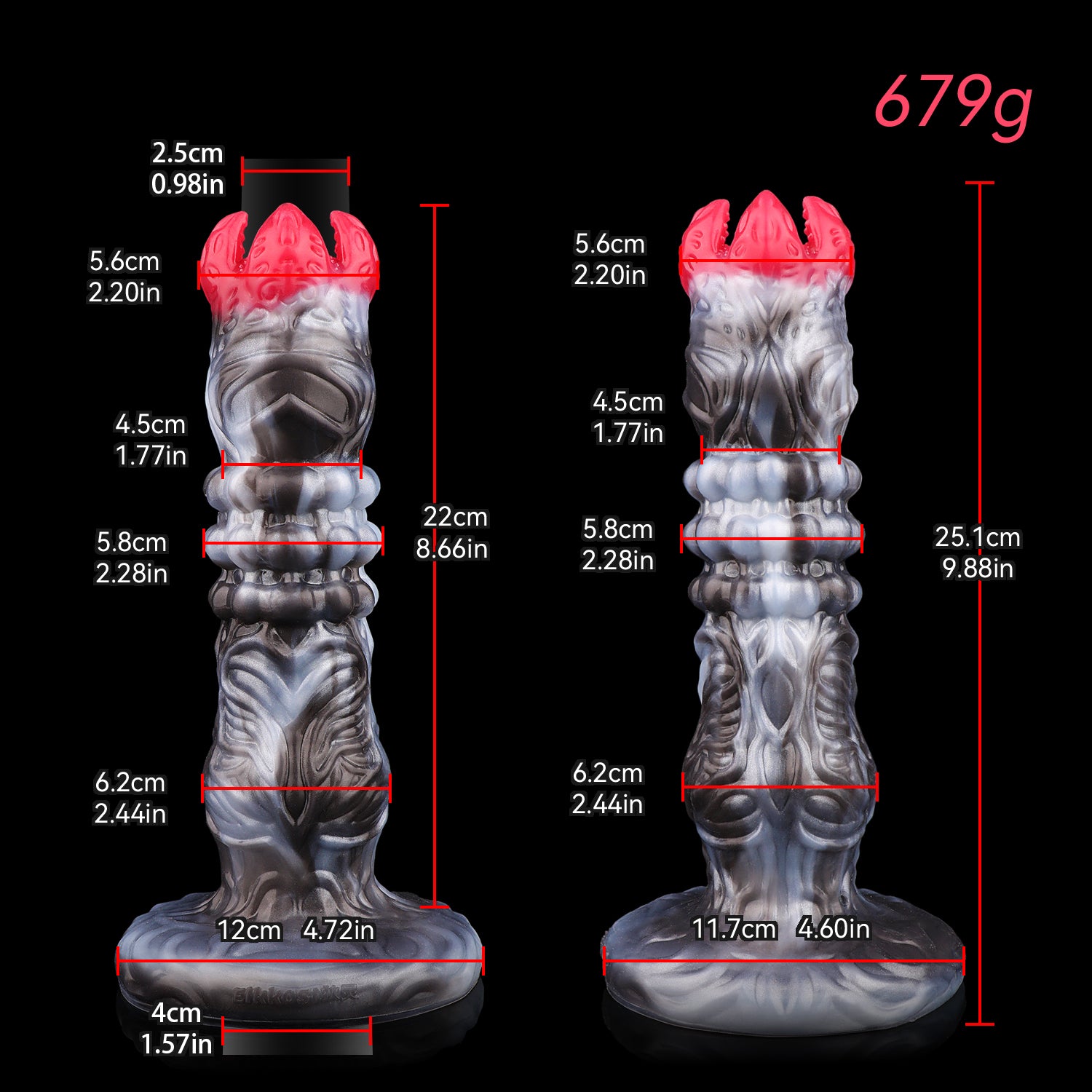 9.88 Inch Monster Knot Fantasy Ovipositor Dildo - Tarisss Sex Toy Store