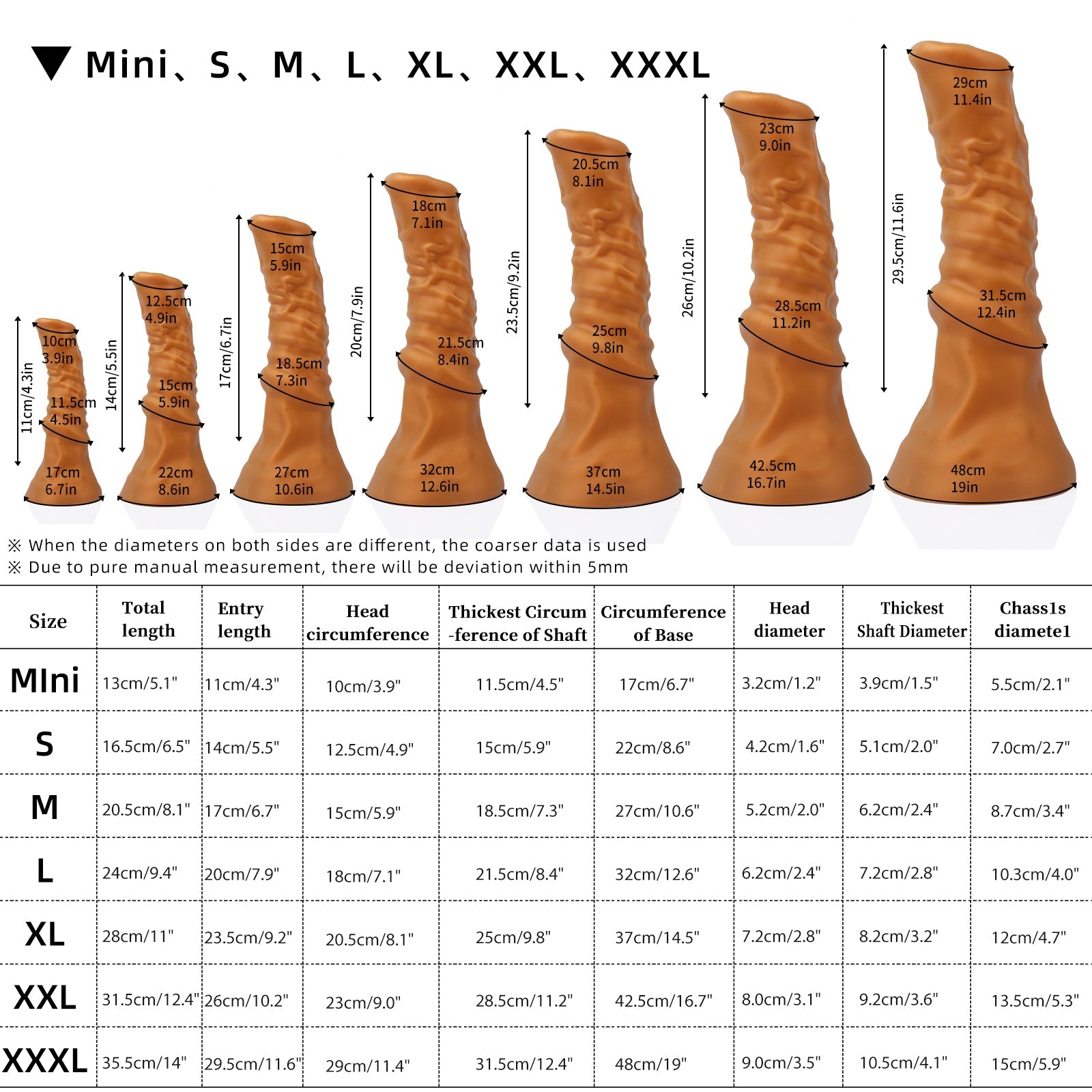 Horse dildo-Ultra Realistic Animal Dildo-Silicone Dildo-Gold-5