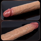 18 Inch Double Ended Dildo – Platinum Silicone Dual Head Realistic Flesh Toy | Lesbian & Gay Play | Domlust