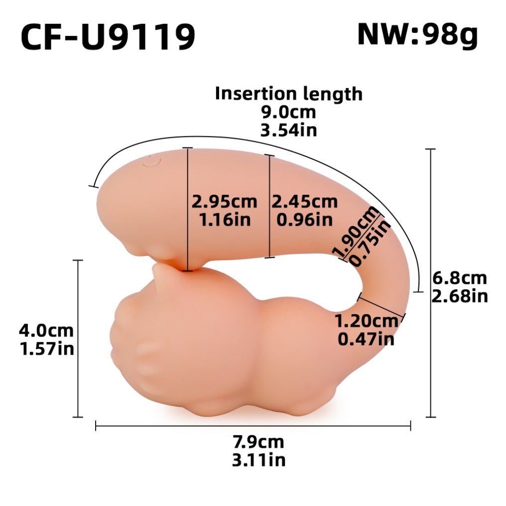 Gemini said Medical Silicone Cat "Mimi" G-Spot Vibrator – Orgasmic Massage Gift for Women Masturbating
