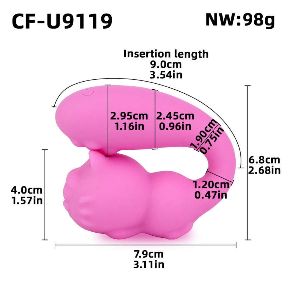 Gemini said Medical Silicone Cat "Mimi" G-Spot Vibrator – Orgasmic Massage Gift for Women Masturbating