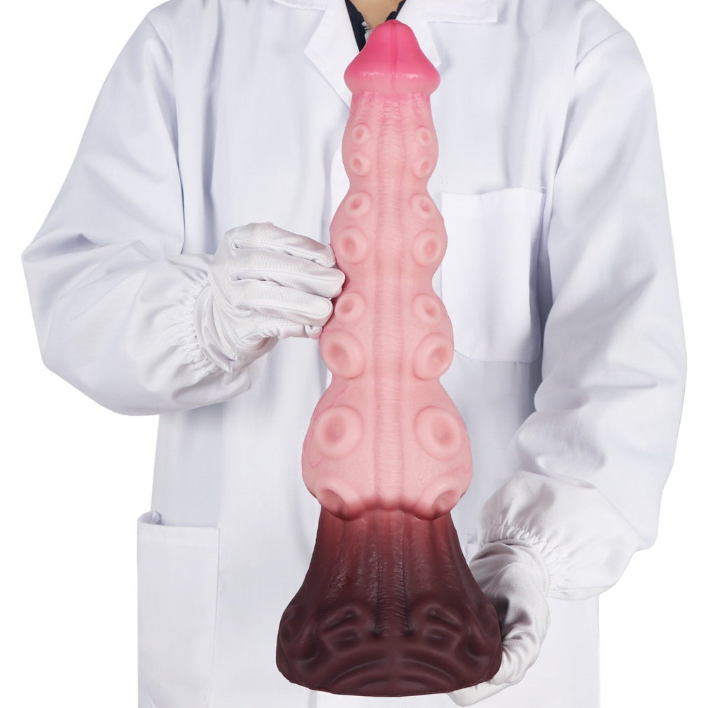 Alien Tentacle Monster Dildo – Platinum Silicone Fantasy Fetish Toy with Suction Cup | Domlust