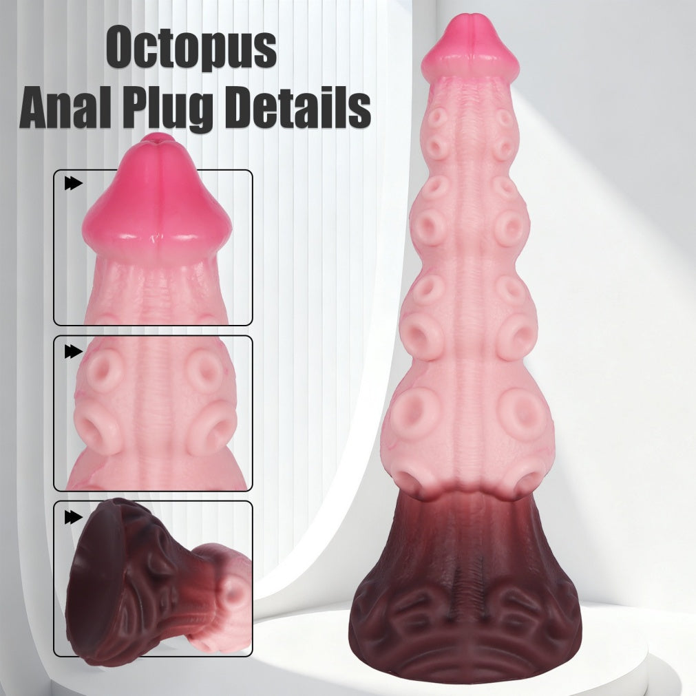 Alien Tentacle Monster Dildo – Platinum Silicone Fantasy Fetish Toy with Suction Cup | Domlust
