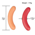 Hot Dog Sausage Silicone Dildo - Discreet Silicone Sex Toys for Women Fetisth Gifts