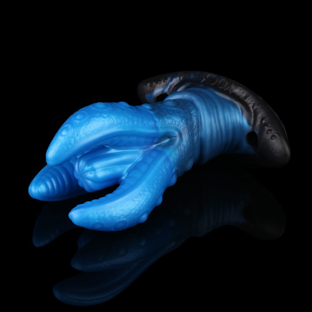 Fantasy Silicone Monster Tentacle Dildo Butt Plug – Strap-on Harness Sex Toy for Women