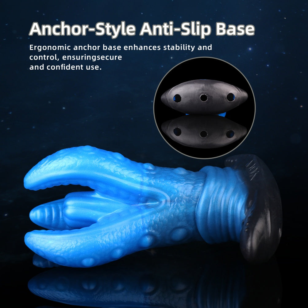 Fantasy Silicone Monster Tentacle Dildo Butt Plug – Strap-on Harness Sex Toy for Women