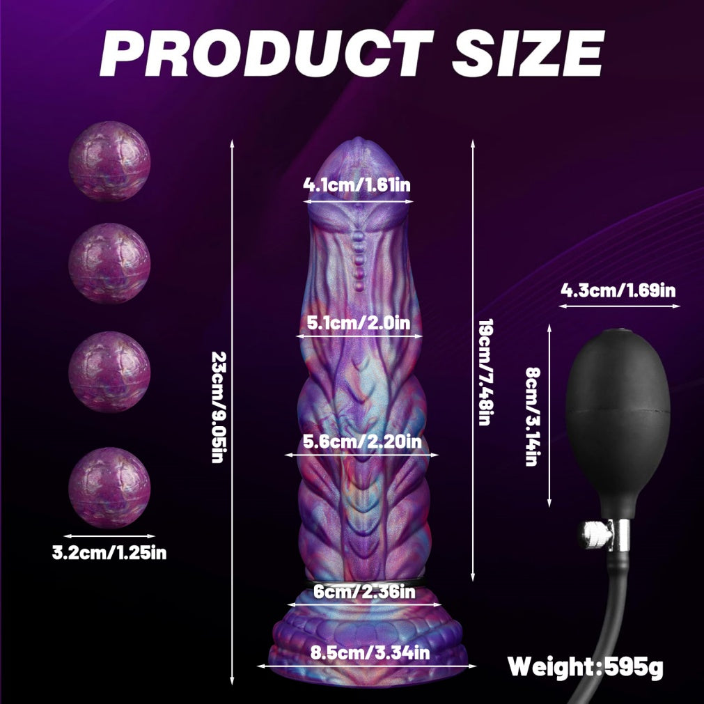 Xenomorph Ovipositor Dildo with 4 Silicone Eggs – Alien Egg-Laying Fetish Toy | Domlust