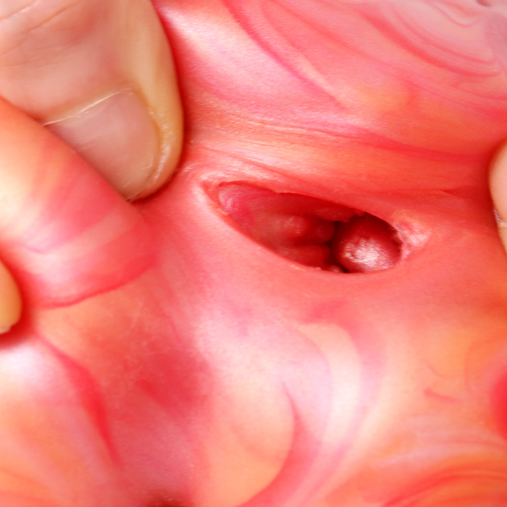 Blood-Toned Realistic Pocket Pussy | DarcoSilk Life-Size Vaginal Masturbator — Domlust