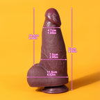 Big Girth Realistic Anal Dildo Butt Plug - Huge Silicone Suction Cup Female Sex Toy