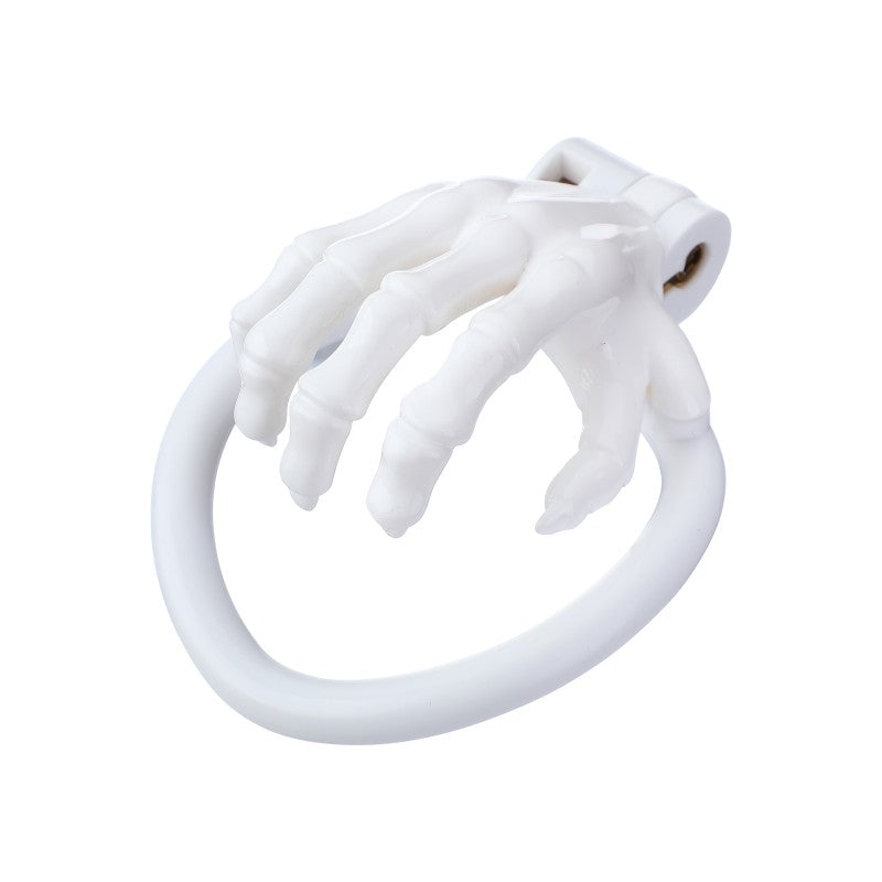 Skeleton Hand Chastity Cage – Lightweight Resin Male Chastity Device