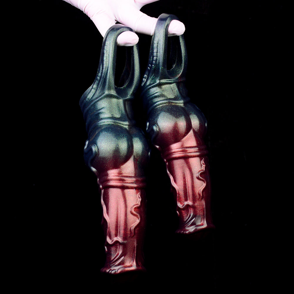 Fantasy Horse Knot Cock Sleeve – Silicone Penis Extender with Ring for Delay & Size Enhancement