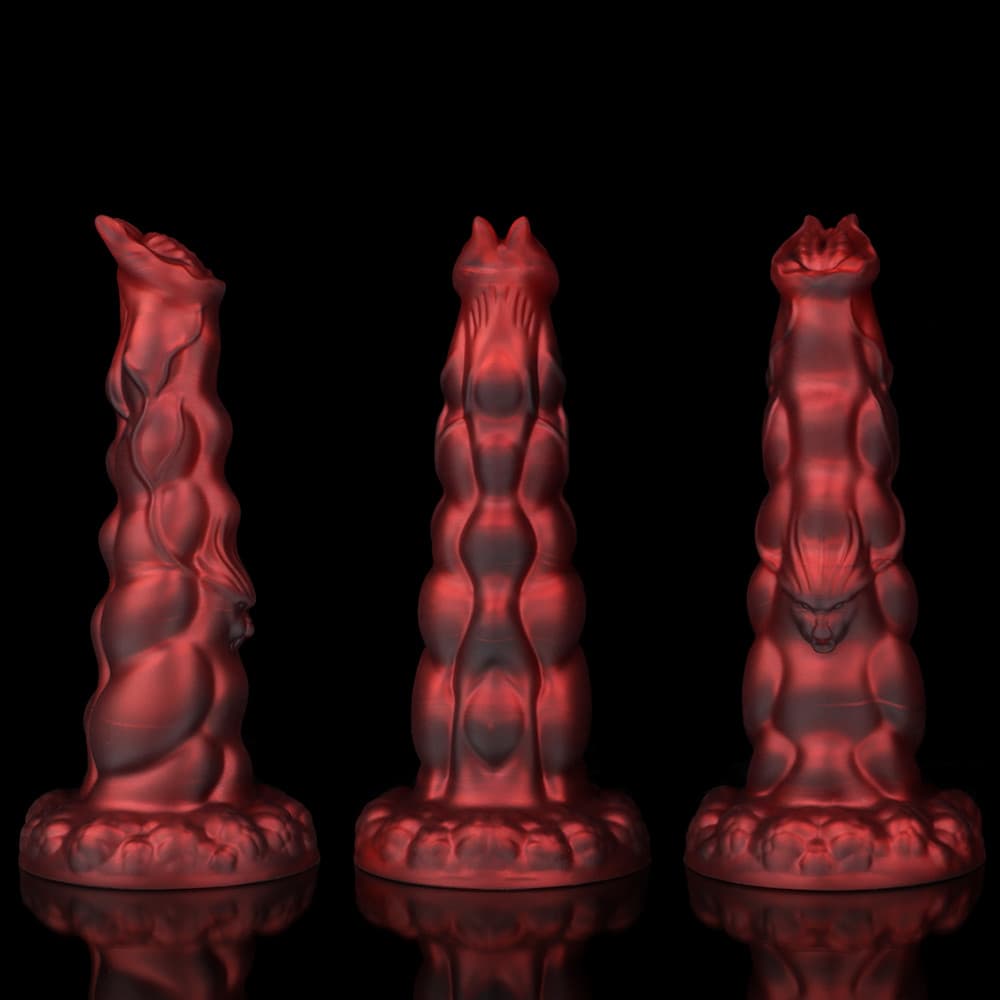 Crimson Fantasy Knot Dildo – Sphinx Edition