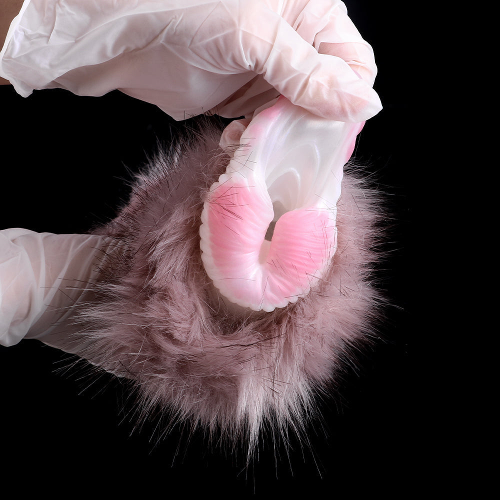 Furry Dog Pocket Pussy — Realistic Animal Vagina Double-Open Masturbator | Domlust Fetish Silicone