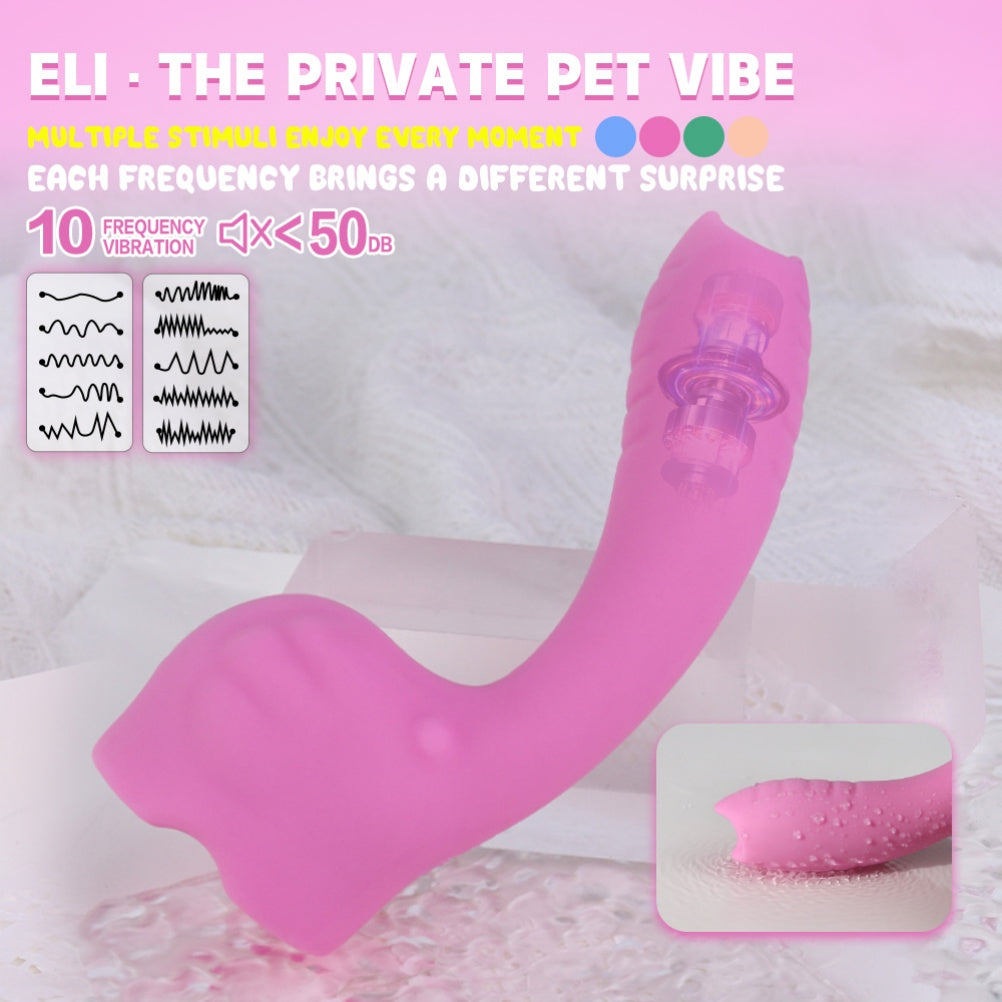 ELI Elephant Silicone Wand Vibrator-Orgasmic Massage & G-Spot Sex Toy for Women Masturbating