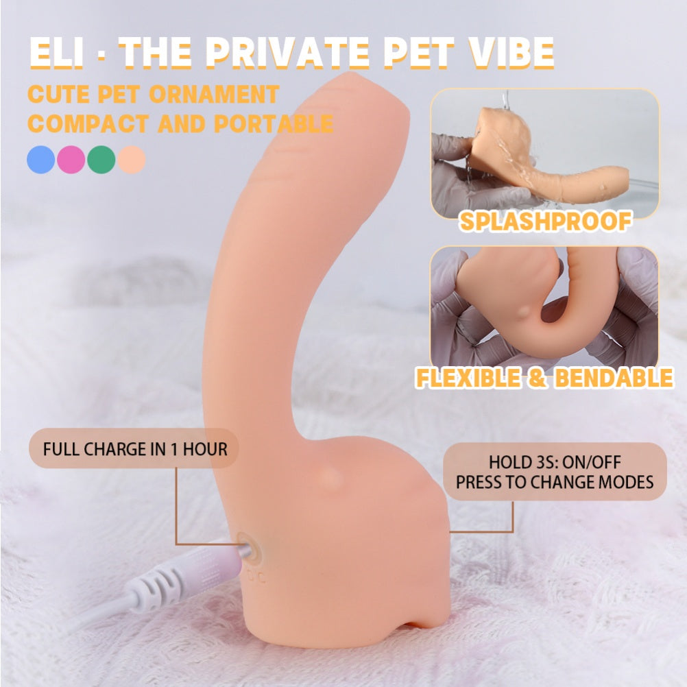 ELI Elephant Silicone Wand Vibrator-Orgasmic Massage & G-Spot Sex Toy for Women Masturbating