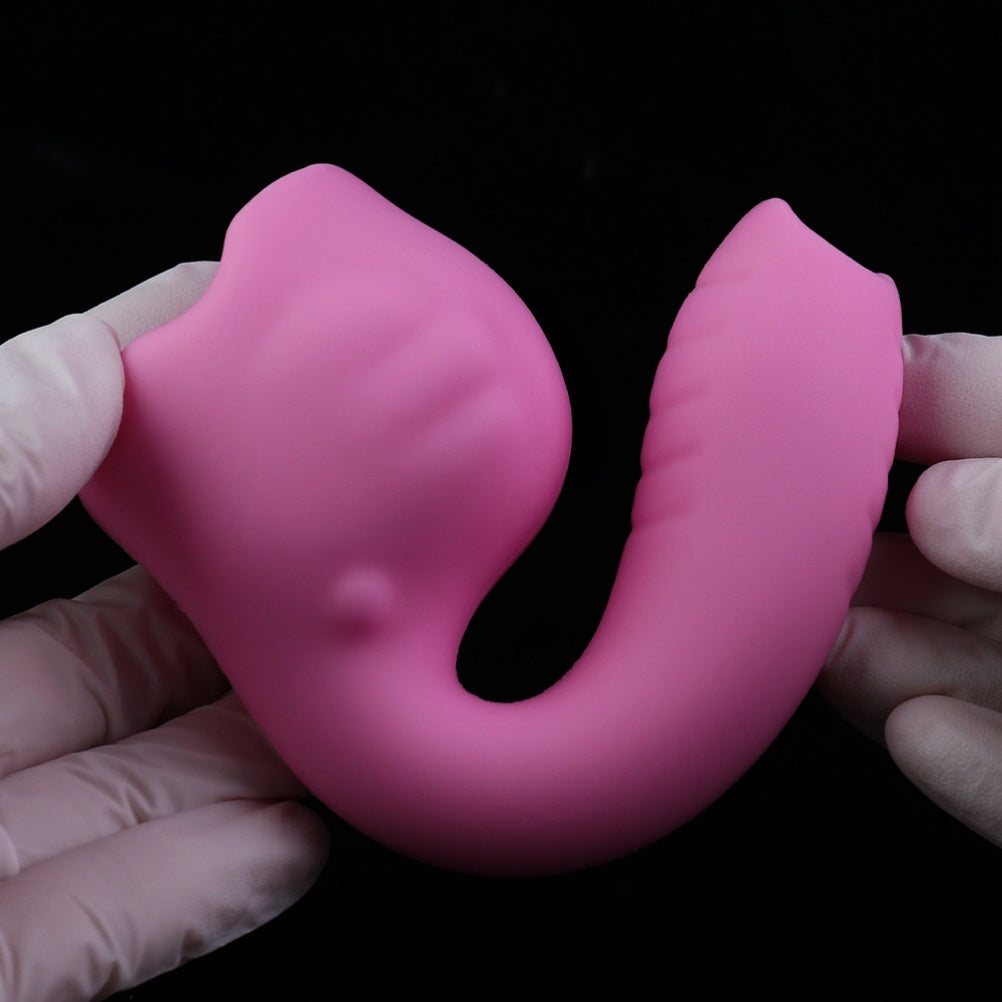 ELI Elephant Silicone Wand Vibrator-Orgasmic Massage & G-Spot Sex Toy for Women Masturbating