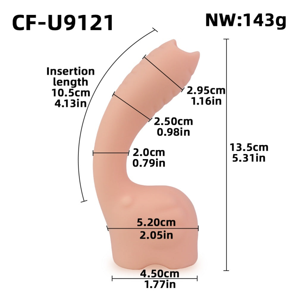 ELI Elephant Silicone Wand Vibrator-Orgasmic Massage & G-Spot Sex Toy for Women Masturbating