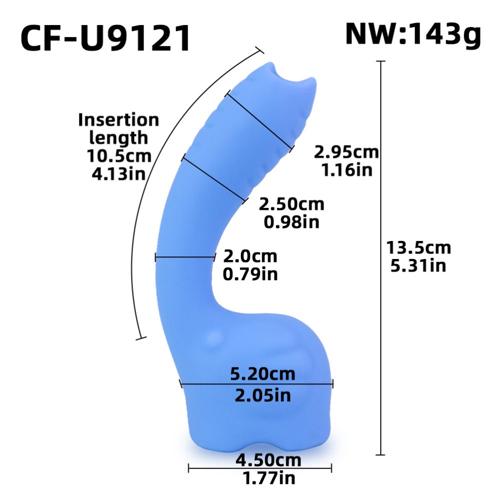 ELI Elephant Silicone Wand Vibrator-Orgasmic Massage & G-Spot Sex Toy for Women Masturbating