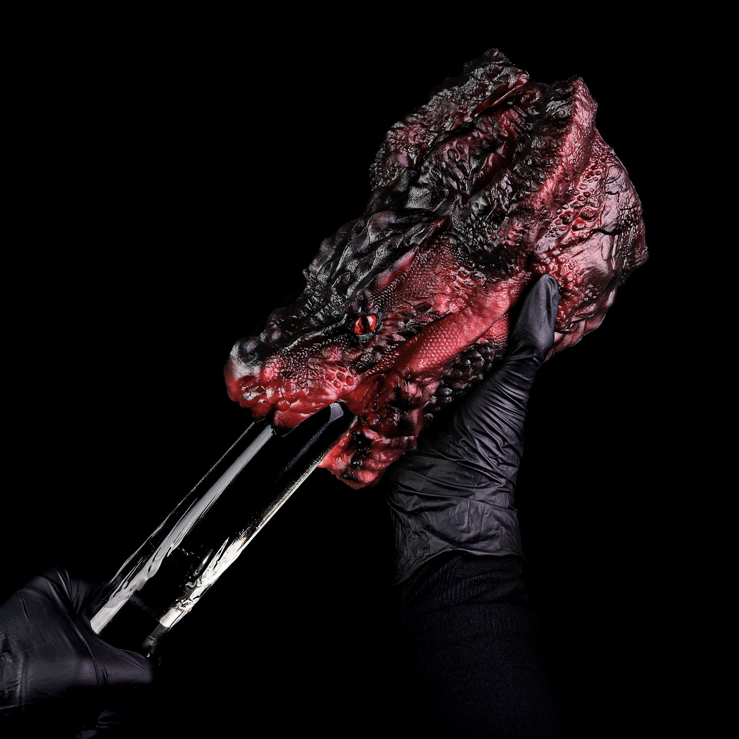 Hell Demon Dragon Head Fantasy Sex Doll – Silicone Alien Masturbating Pussy for Simulated Blowjobs