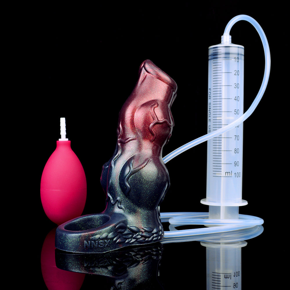 Squirting Fantasy Penis Sleeve Sheath - Monsterdildo Cumming Cocksleeve Sex Toys for Men