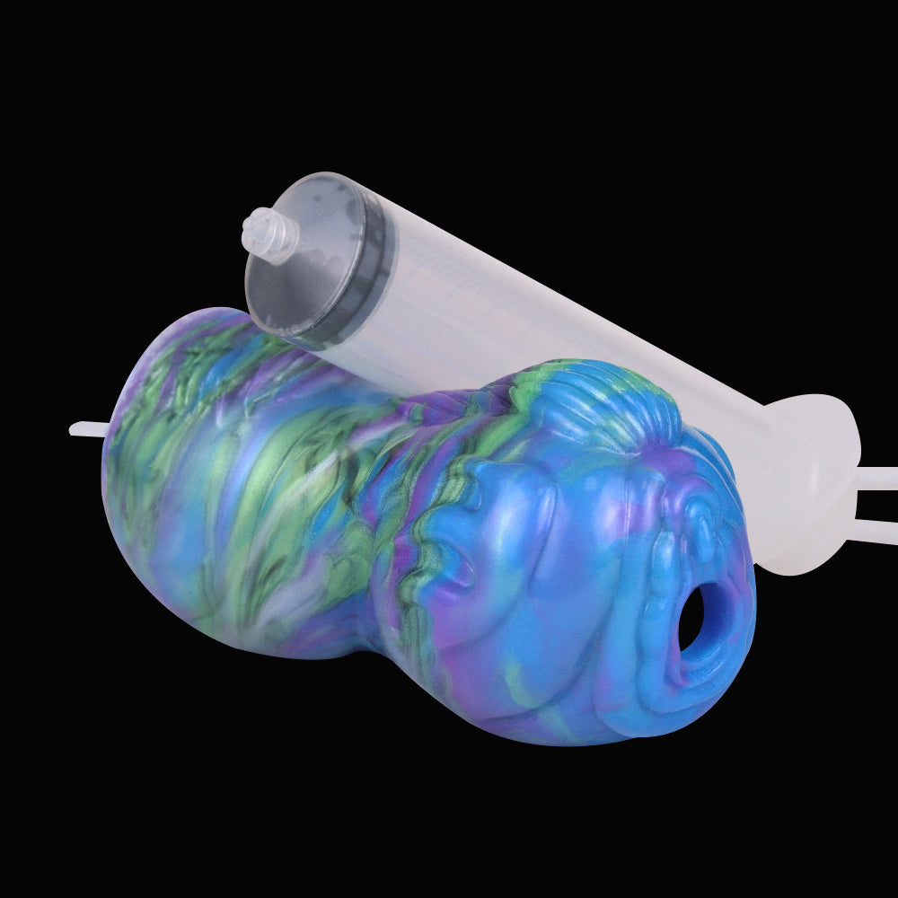 Ejaculating Alien Beast Pocket Pussy – Squirting Silicone Masturbator