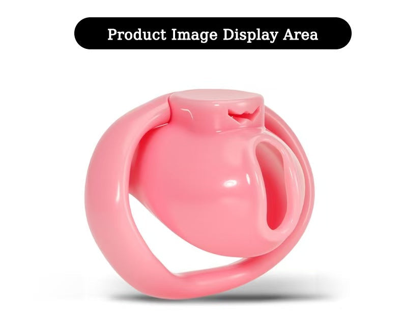 Ultra-Light Comfort, Secure Heart-Shaped Lock, Perfect for Sissy Training & Roleplay