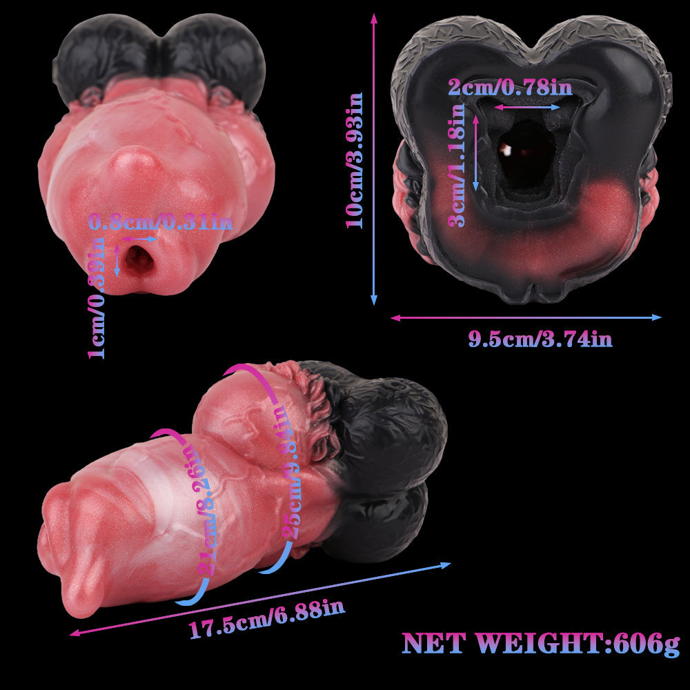 Dog Dildo Pocket Pussy & Masturbation Sleeve — Knotted Beast Fetish Toy by Domlust