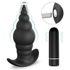 Christmas Tree Vibrating Bullet Anal Plug - Remote Control Prostate Massage Finger Vibrator