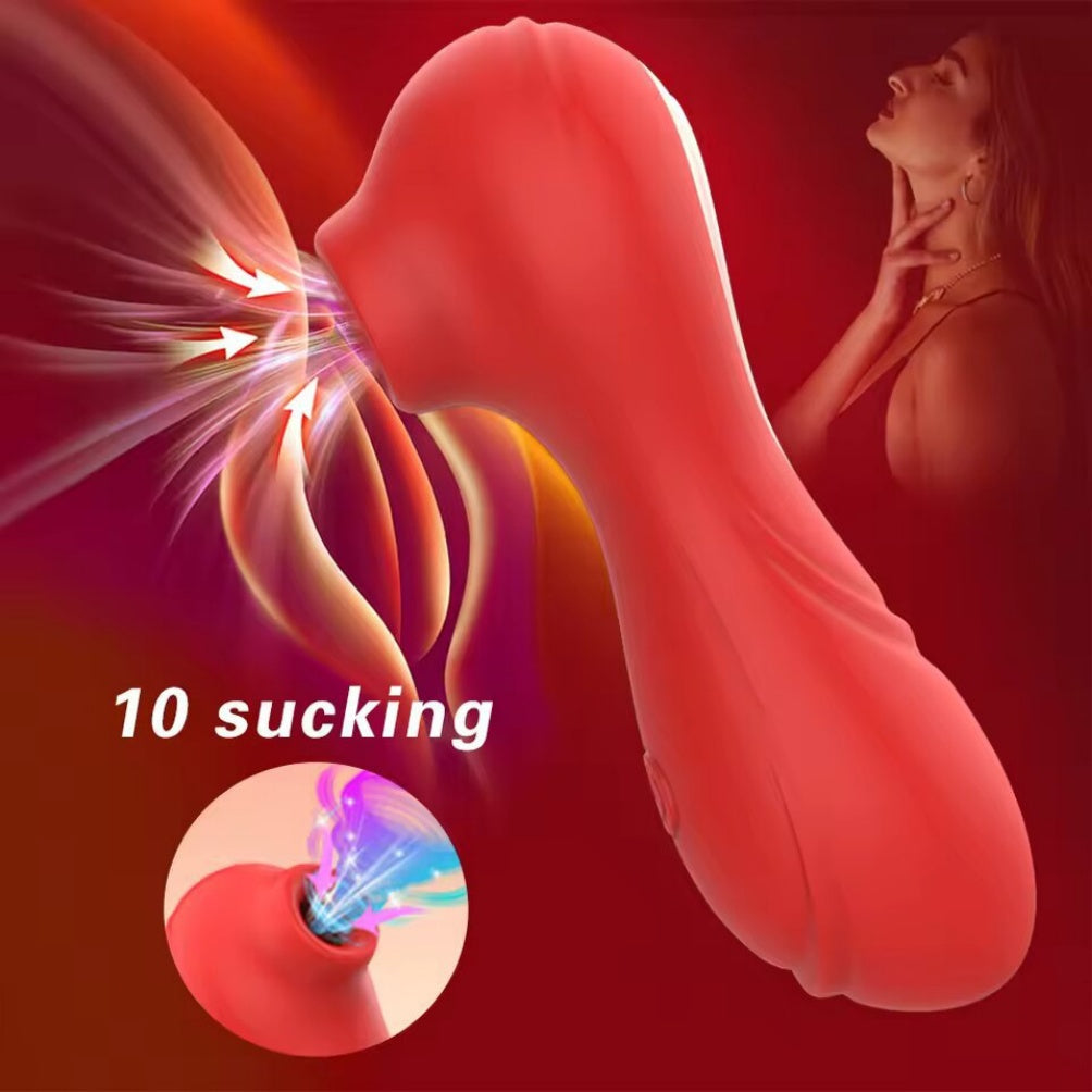 Clit Sucking Vibrator & Magic Wand - Dual-Action Orgasm for Her Pleasure