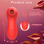 Clit Sucking Vibrator & Magic Wand - Dual-Action Orgasm for Her Pleasure