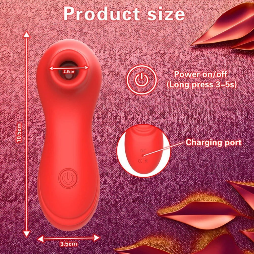 Clit Sucking Vibrator & Magic Wand - Dual-Action Orgasm for Her Pleasure