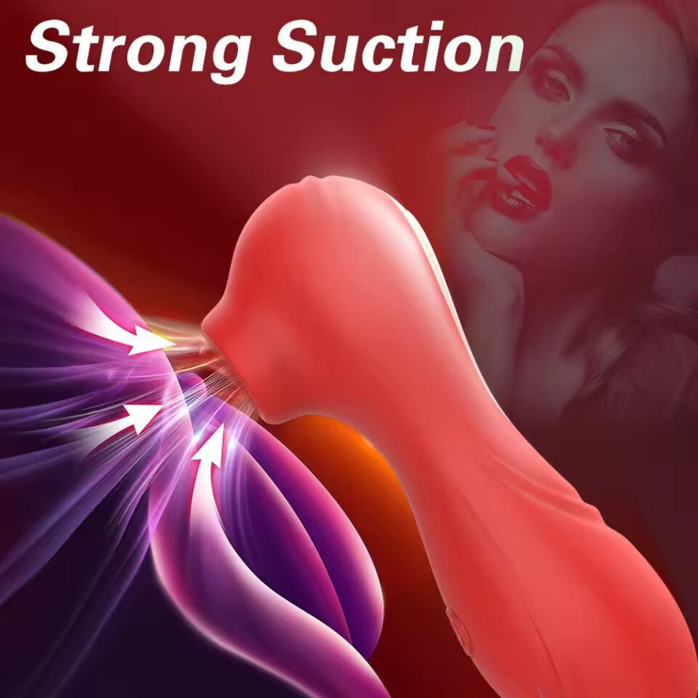 Clit Sucking Vibrator & Magic Wand - Dual-Action Orgasm for Her Pleasure